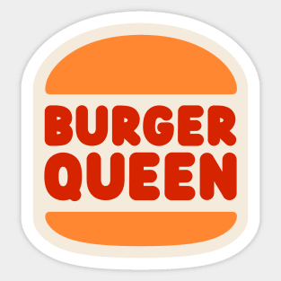 Burger Queen Sticker